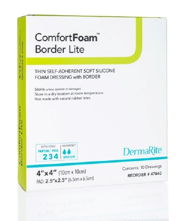 Dressing, Comfort Fm Brdr Lite4x4 (10ea/bx) Bx - 10