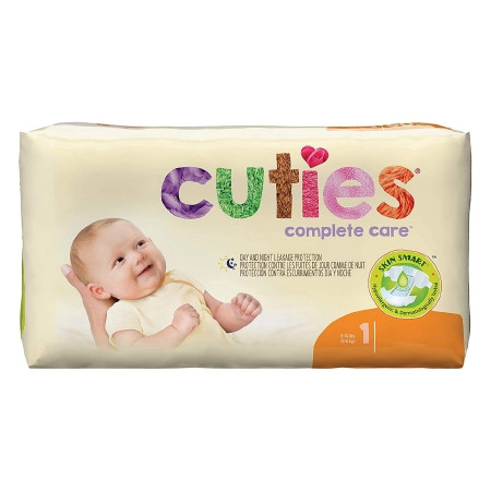 Diaper, Baby Cuties Prevail 8-14lbs Sz1 (25/pk 8pk/cs) Pk - 25