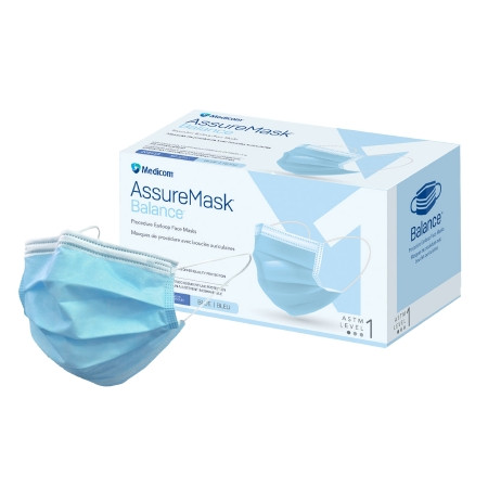 Mask, Surg Earloop Astmi Blu (50/bx 10bx/cs) Bx - 50