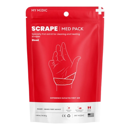 First Aid Kit, Medical Pack F/scrapes Ea - 1