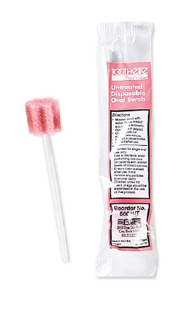 Swab, Oral Untreated Sngl Pk (250/bx) Bx - 250