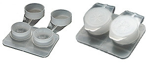 Case, Contact Lens All White (100/bg) Ea - 1