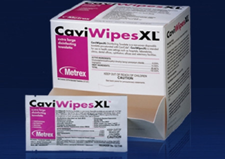 Wipe, Disinfectant Caviwipes Xlg Sngl 12x10 (50/bx Bx - 50