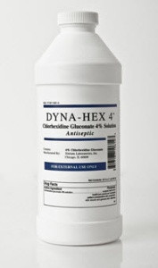 Scrub, Dyna-hex 4% Sol 16oz (12/cs) Ea - 1