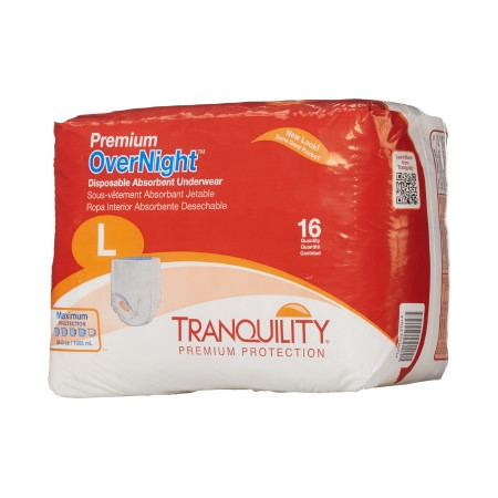 Underwear, Tranquility Overnt Lg 44"-54" (16/bx 4b Bg - 16