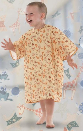 Gown, All Star Flame Out Chld Ylw Sm Ea - 1