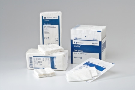 Sponge, Cvr 4"x3" Str 2's (2/pk 25pk/tr 24tr/cs) Kendal Tr - 25