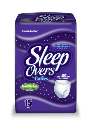 Underwear, Pull-on Prot Sleep-ovr Yth Sm/med(15/bg Bg - 1