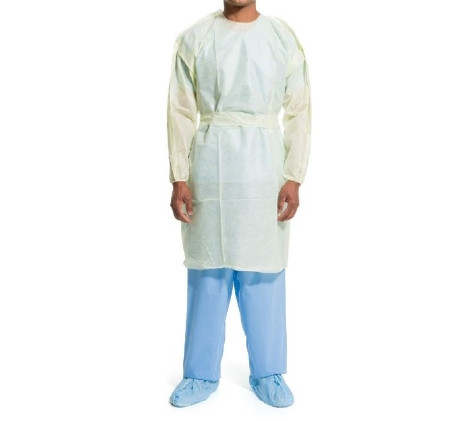 Gown, Isolation Tri-layer Ylw Xlg (10/bg 10bg/cs) Bg - 10