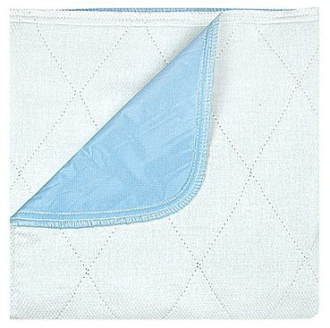 Underpad, Incont Rusbl Poly Vnyl Blu 24"x36" (24/cs) Cs - 24