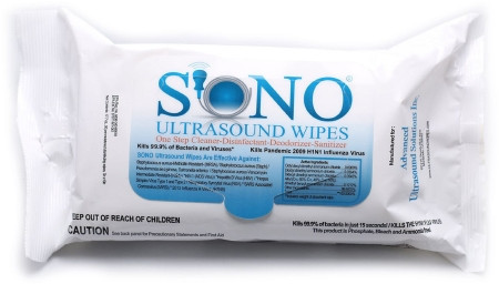 Wipe, Ultrasound Sono (50/pk 12pk/bx) Bx - 12