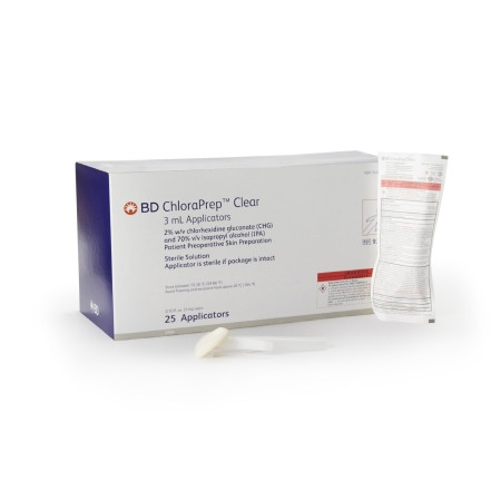 Applicator, Chloraprep New Label Clr 3ml (25/ct 4ct/cs) Ct - 25