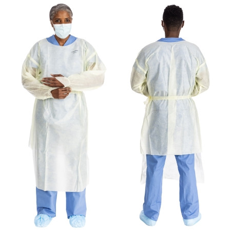Gown, Isolation Aami Lv2 Tri-layer Lg Ylw Lg (10/bg 10bg/cs) Bg - 10