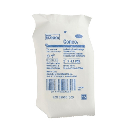 Bandage, Gauze Elas Str 2"x4.1yds (12/bg 8bg/cs) Ea - 1