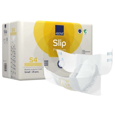 Brief, Incont Abena Slip Prem Adlt S4 Sm (25/pk 3pk/cs) Pk - 25