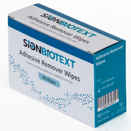 Wipe, Ostomy Sion Biotext Adh Remover (50/bx) Bx - 50