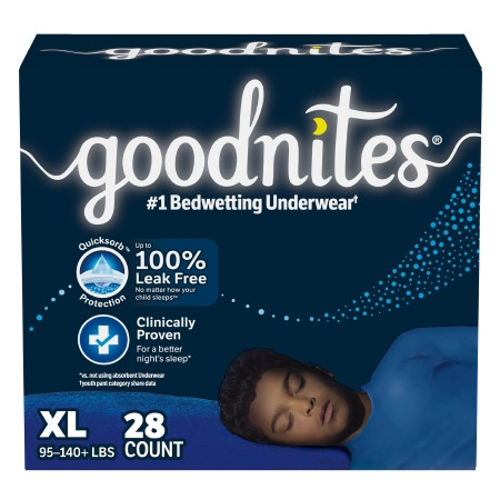 Underwear, Goodnites Gigapk Yth Boy Sz6 (28/cs) Cs - 28