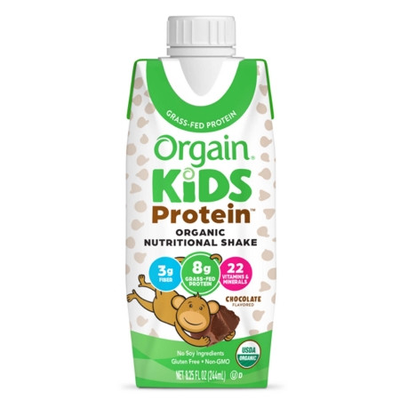 Shake, Nutrtn Organic Orgain Kids Protn Choc 224ml (12/cs) Cs - 12