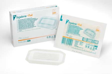 Dressing, Tegaderm W/pad  3 1/2"x6" (25/bx) Bx - 25