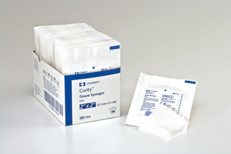 Sponge, Gze 2"x2" 8ply Str (2/pk 50pk/tr) Kendal Pk - 1