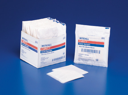 Sponge, Cvr 4"x4" Str (2/pk 25pk/tr) Kendal Pk - 1