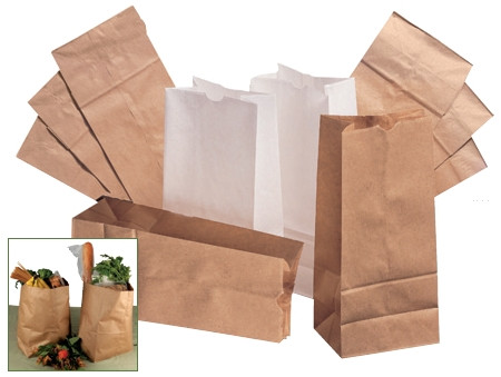 Bag, Brown Paper Grocery #4 (500/pk) Pk - 500