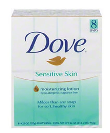 Soap, Body Dove Bar Unscented 4oz (8/pk 9pk/cs) Ea - 1