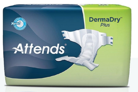 Brief, Attends Derma Dry+ Lg (24/bg 3bg/cs) Bg - 24