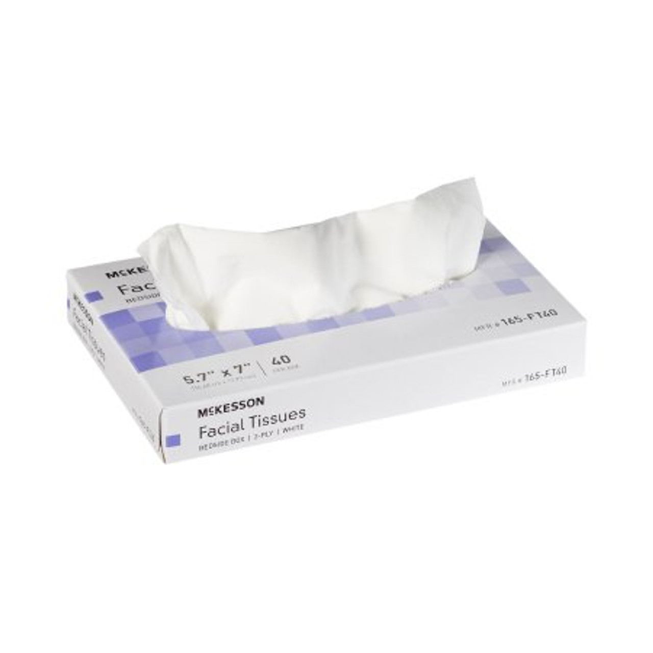 Facial Tissue, 5.7x7, Box of 40