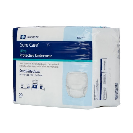 Underwear, Sure Care Ultra Prot Med (20/bg 4bg/cs)    Kenico Bg - 20