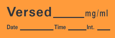 Label, Versed Org (333/rl) Rl - 1