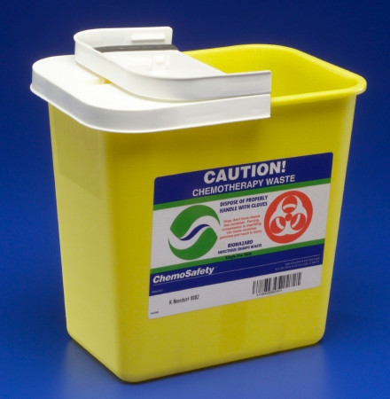 Container, Chemotherapy Ylw 2gl (20/cs) Kendal Ea - 1