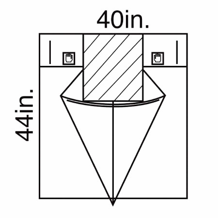 Drape, Under Buttocks (30/cs) Kimclk Cs - 30
