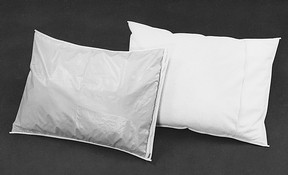 Cover, Pillow Zipper 21"x27" 4mil Wht (12/cs) Ea - 1