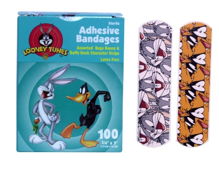 Bandage, Adhsv Strip Daffy 3/ 4" (100/bx) Dersci Bx - 100