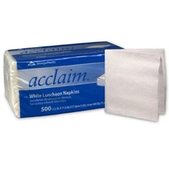 Napkin, Acclaim Lunch Wht 1ply(500/pk 12pk/cs) Cs - 12