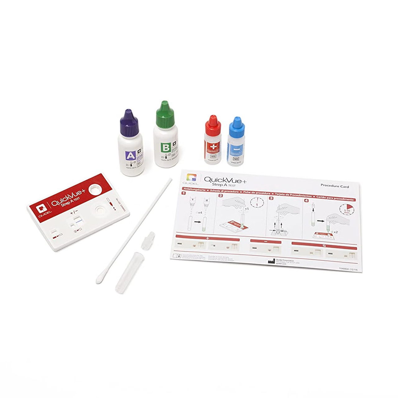 Respiratory Test Kit QuickVue+® Strep A Strep A Test 25 Tests CLIA Non-Waived