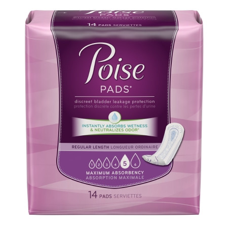 Pad, Poise 3x11" (14/pk 6pk/cs)    Kimclk Pk - 14