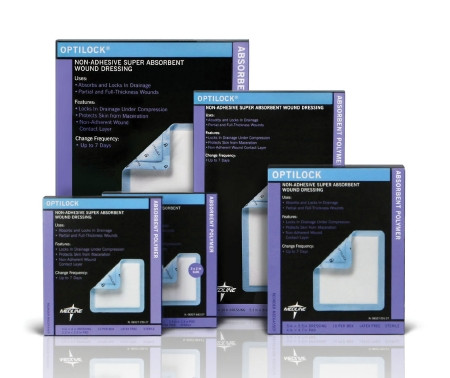 Dressing, Wnd Optilock N/adh 4x4" (10/bx 10bx/cs) Bx - 10