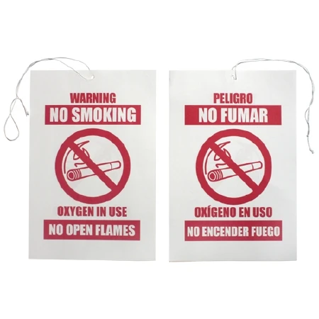 Sign, Oxygen In Use "no Smoking" (50/pk) Pk - 50