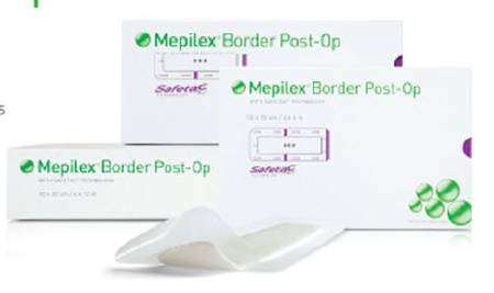 Dressing, Border Mepilex Post Op 4x12 (5/bx 5bx/cs) Bx - 5