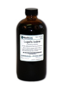 Stain, Lugols Iodine Less Than1% 16oz Ea - 1