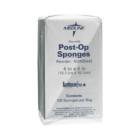 Sponge, Post-op N/s 4"x4" (100/bg 20bg/cs) Bg - 1