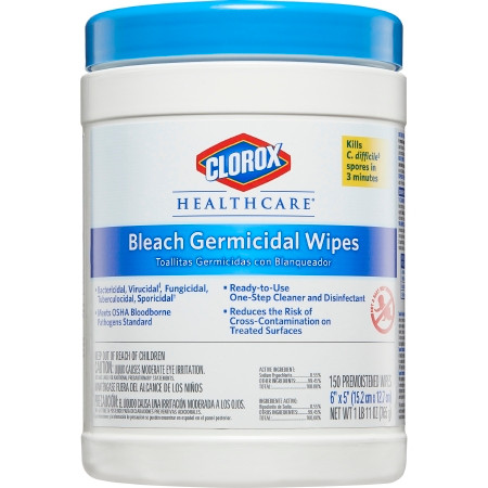 Wipe, Clorox Germicidal 5x6 (150/pk 6pk/cs) Pk - 1