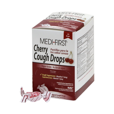 Medi-first Cough, Loz 6.1mg Methol Cherry (125/bx) Bx - 1