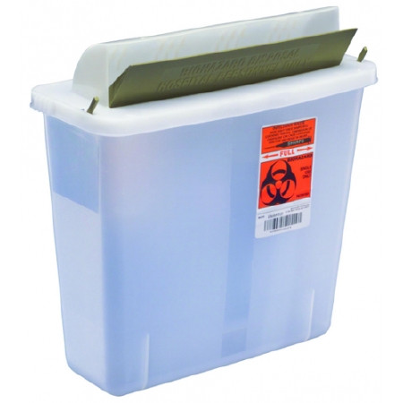 Container, Sharps Disp Clr 5qt(20/cs) Kendal Ea - 1