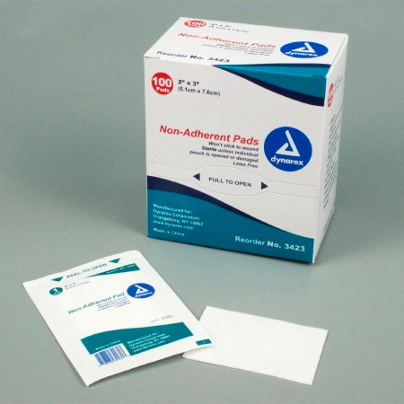Pads Non/adherant Ster 2x3    D928 Bx - 100