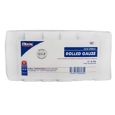 Gauze, Rolled N/s 2" 2ply (12rl/bg 8bg/cs) Bg - 12