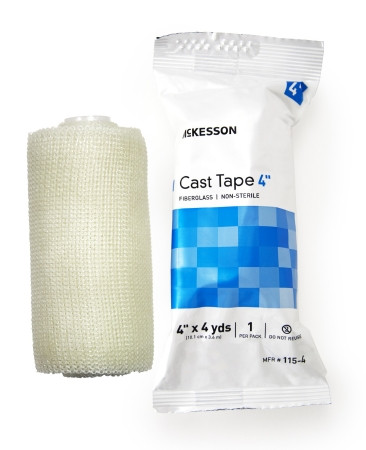 Tape, Cast Wht Lf 4"x4yds (10rl/bx) Bx - 10