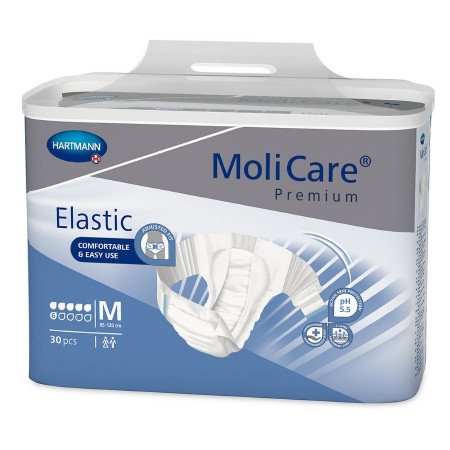Brief, Molicare Premium Elas Disp 6d Med (30/bg 3bg/cs) Bg - 30